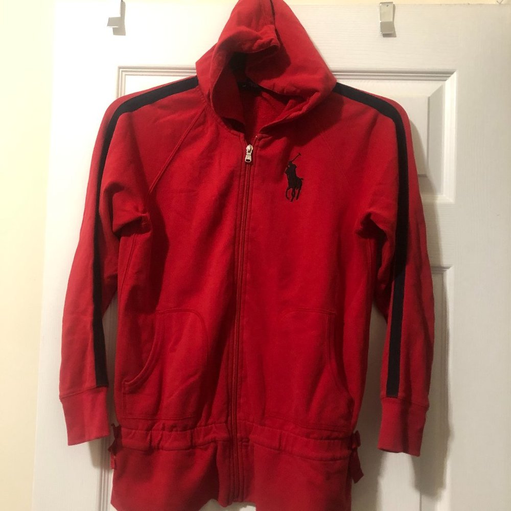 Ralph Lauren Girls hooded sports zip-up jacket 057